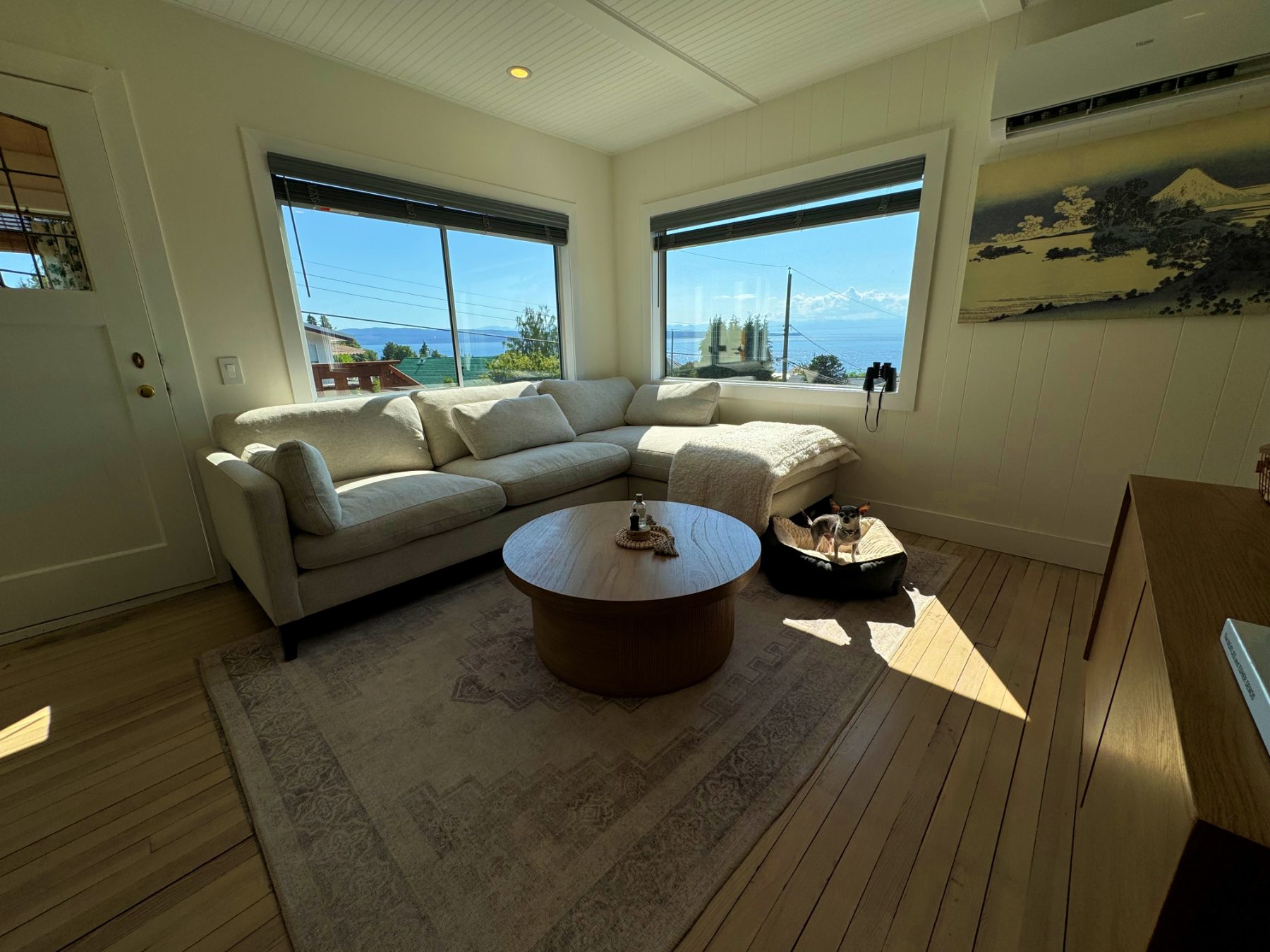 Living room in afternoon light